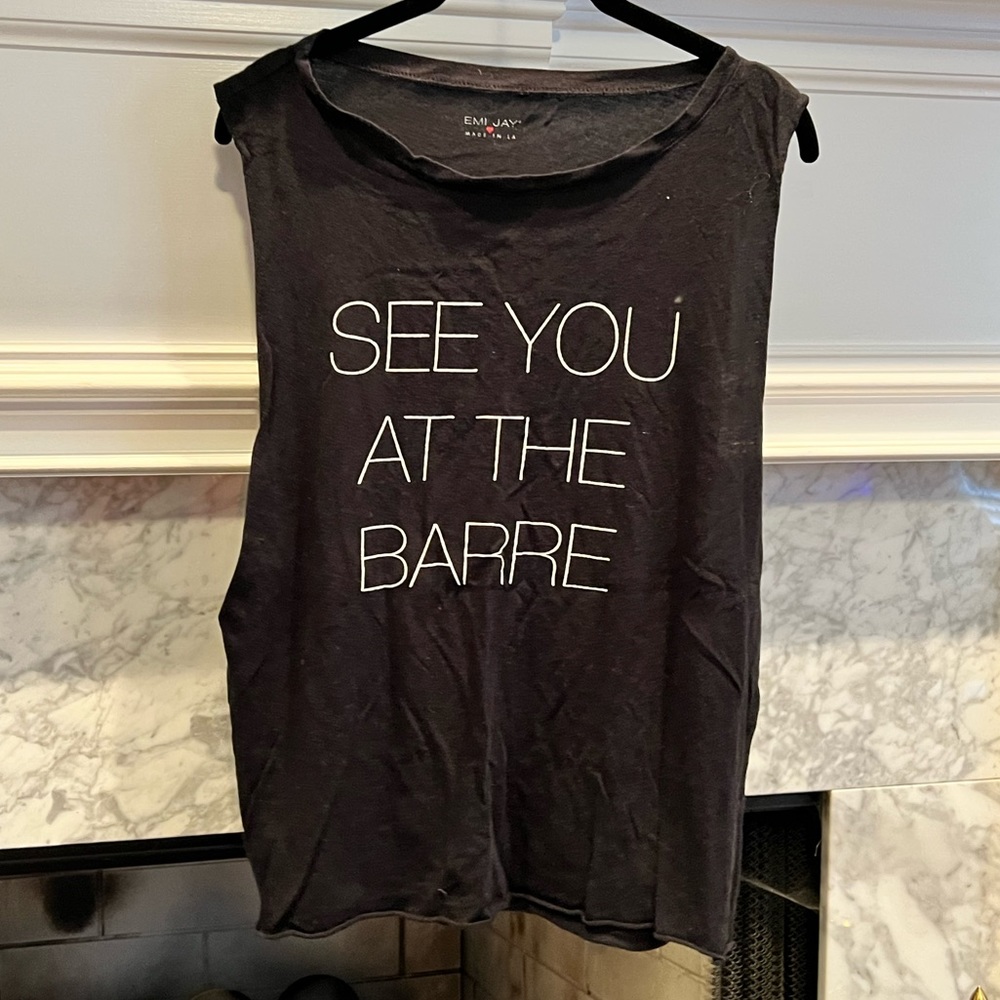 “See You At The Barre” Emi Jay Top
